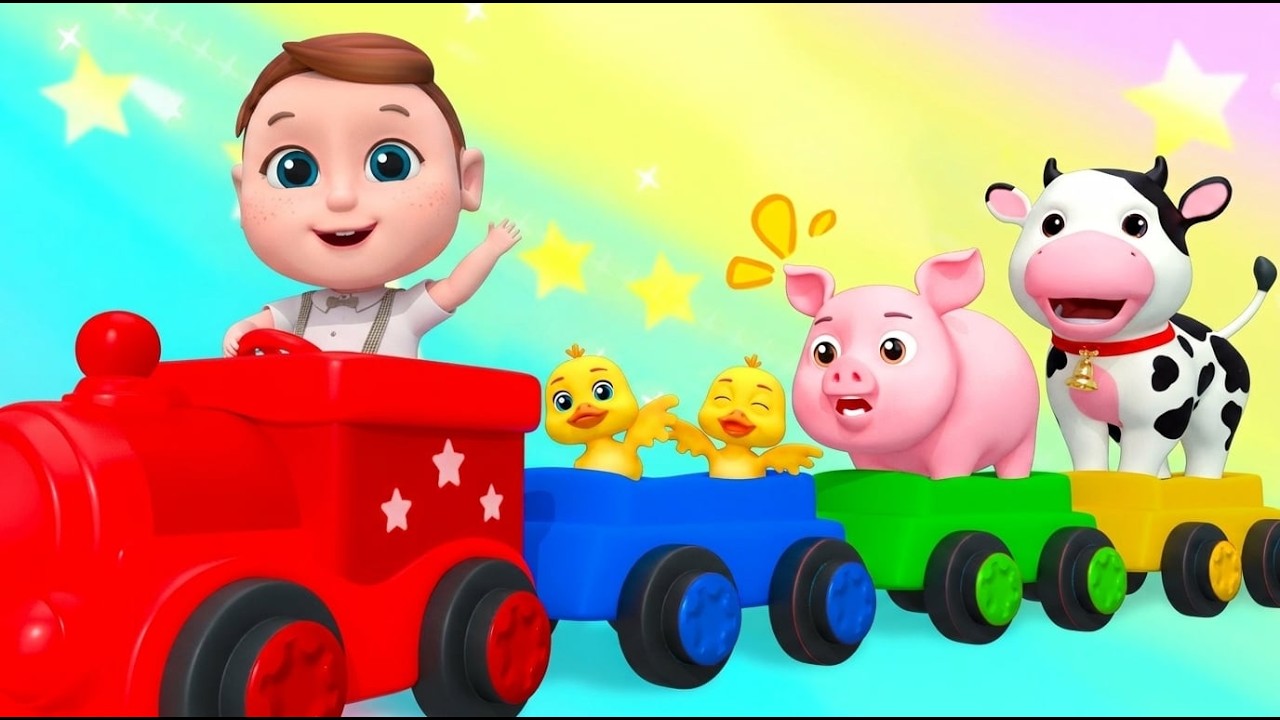 Farm Animals Finger Family + MORE Animals Farm Song |  Royal Kids Songs & Nursery Rhymes