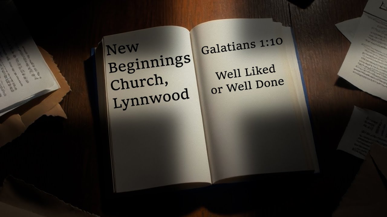 Galatians 1:10 - Well Liked or Well Done