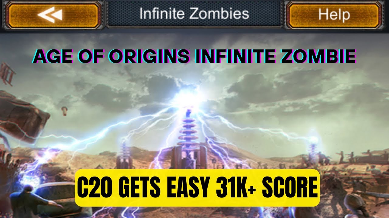 Age of Origins (AOZ) Infinite Zombie Tower Defense Gameplay - Best setup to get high score easily