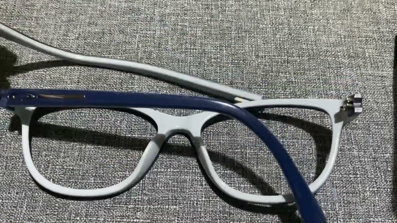 How to fix Spring Hinge Eyeglasses_Screw in Spring hinge Temple_Spring hinge arm eyeglasses