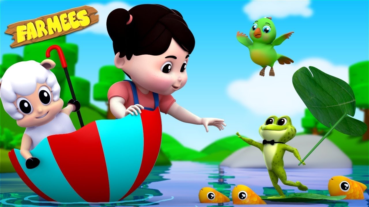 Rain Rain Go Away | Kindergarten Songs | Farmees Kids Songs and Nursery Rhymes