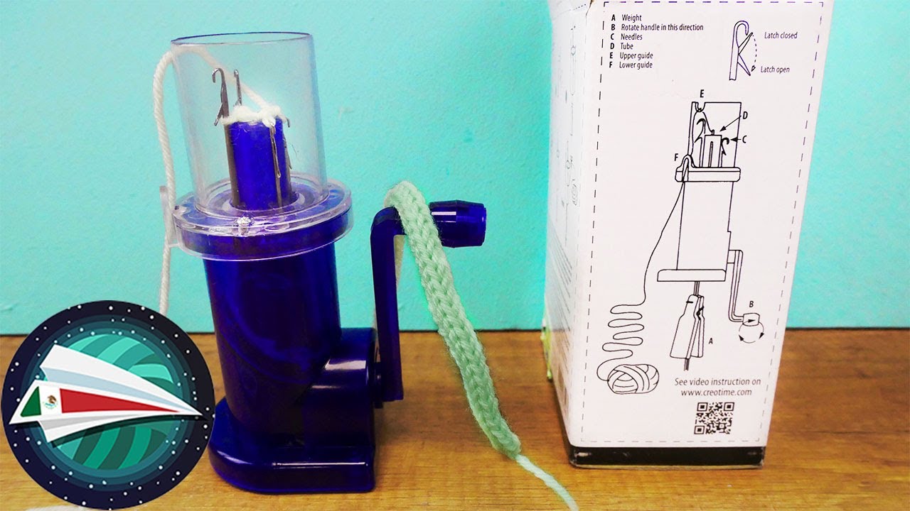 Tutorial molino para tejer | ¿Cómo usar un molino de tejer y para qué? Knittingmill