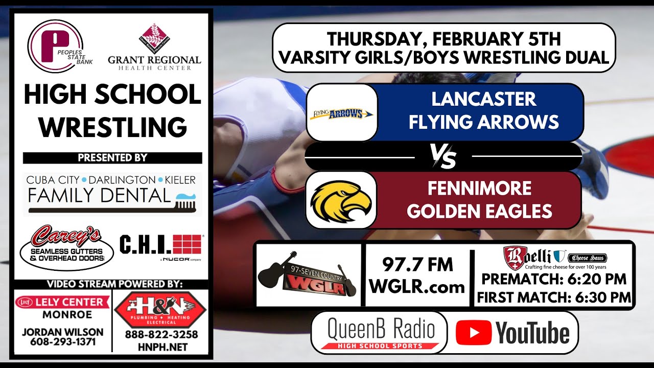 Lancaster at Fennimore | High School Girls/Boys Wrestling Dual