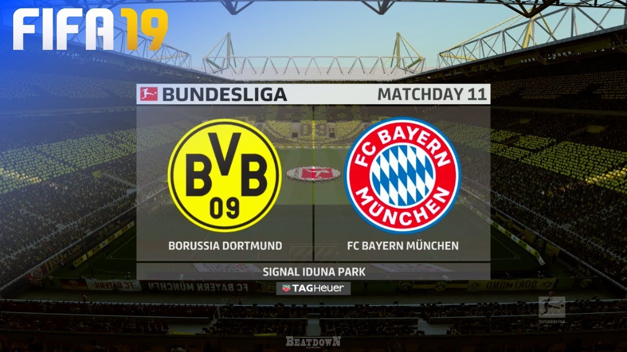 FIFA 19 - Borussia Dortmund vs. FC Bayern München @ Signal Iduna Park