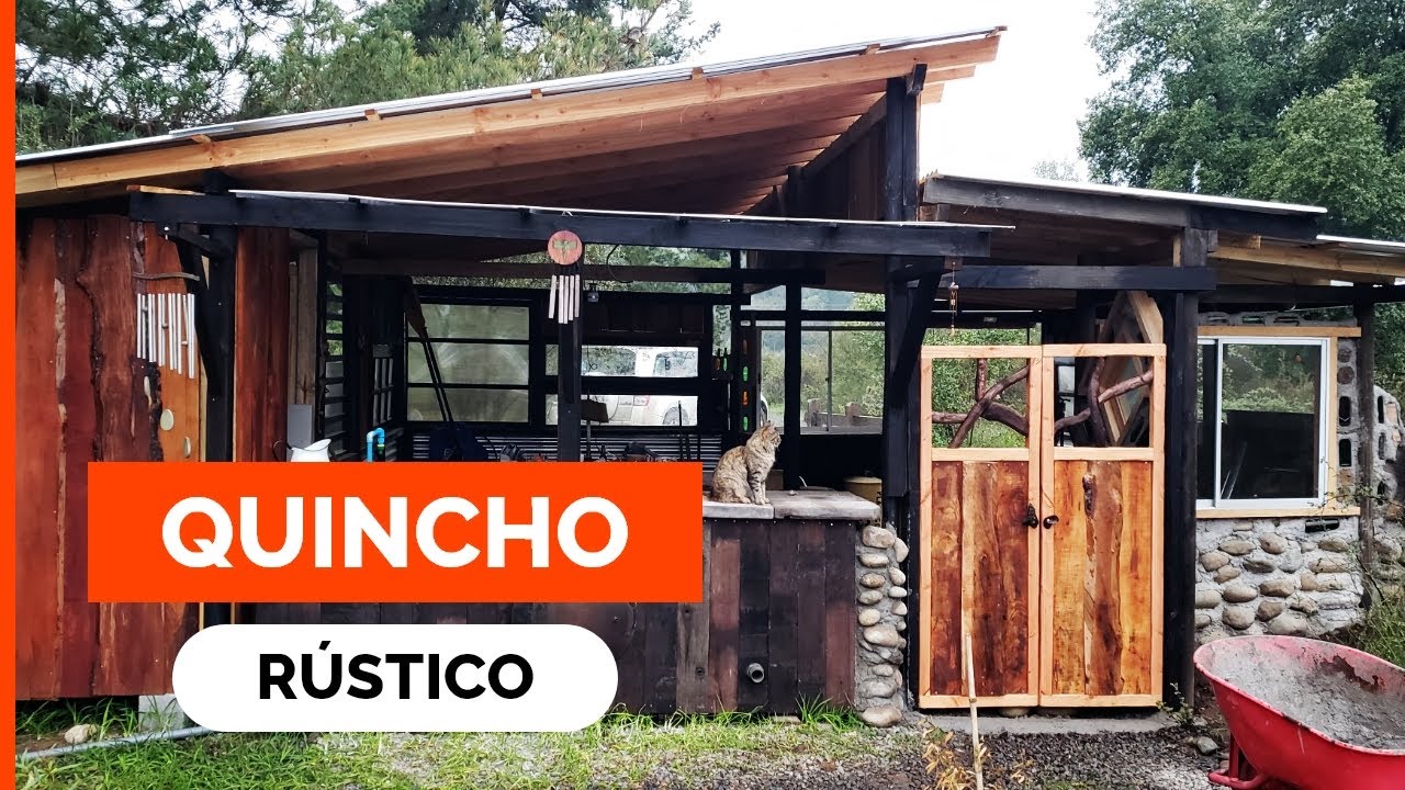 PROYECTO QUINCHO R&Uacute;STICO! ​🔥🍺​ (bar y fog&oacute;n incluido) Rinc&oacute;n techado para compartir | Resumen