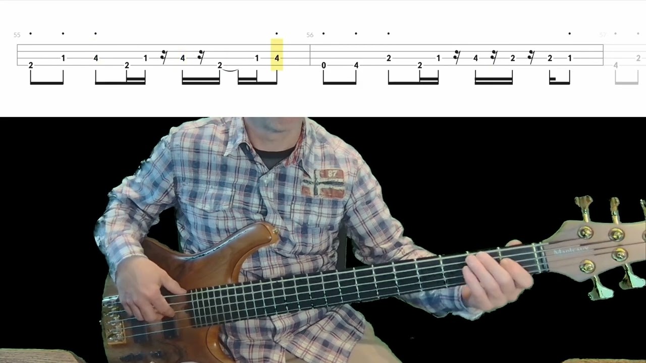 Level 42 - Starchild Bass Cover with Playalong Tabs in Video