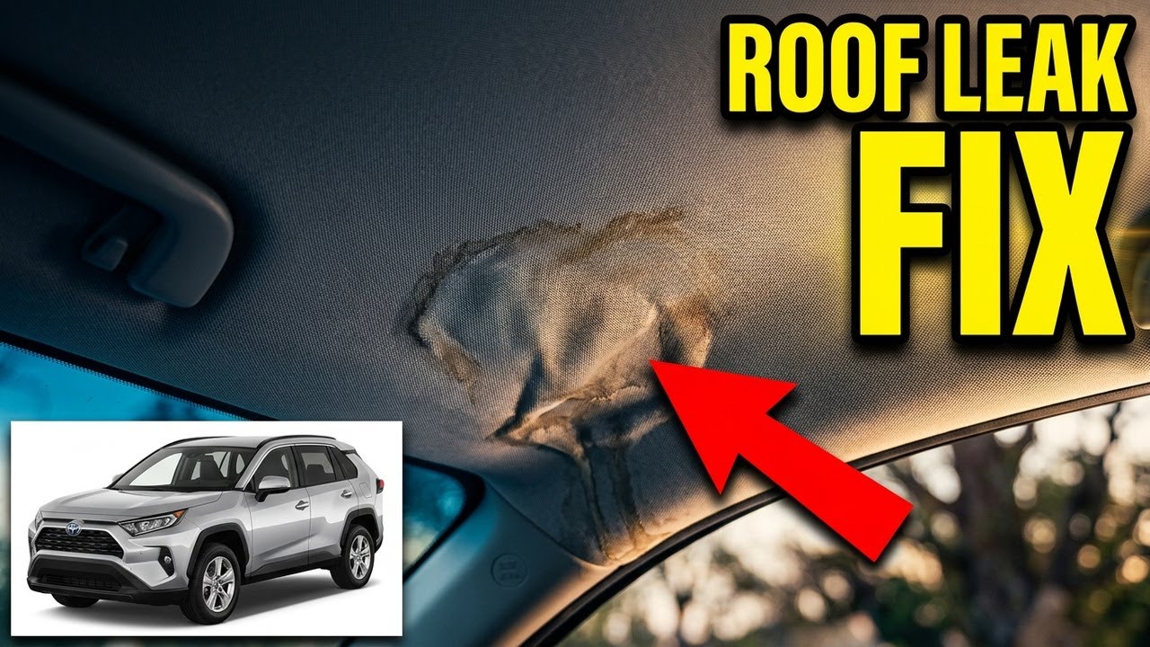 Как УСТРАНИТЬ протечку крыши автомобиля?