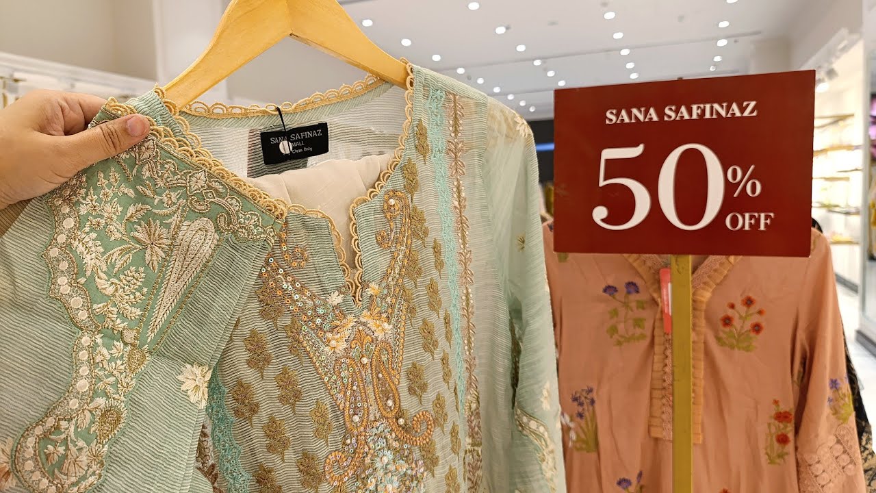 Sana Safinaz flat 70%Off🤩Sana Safinaz New Eid  Collection Sale🤩Sana Safinaz
