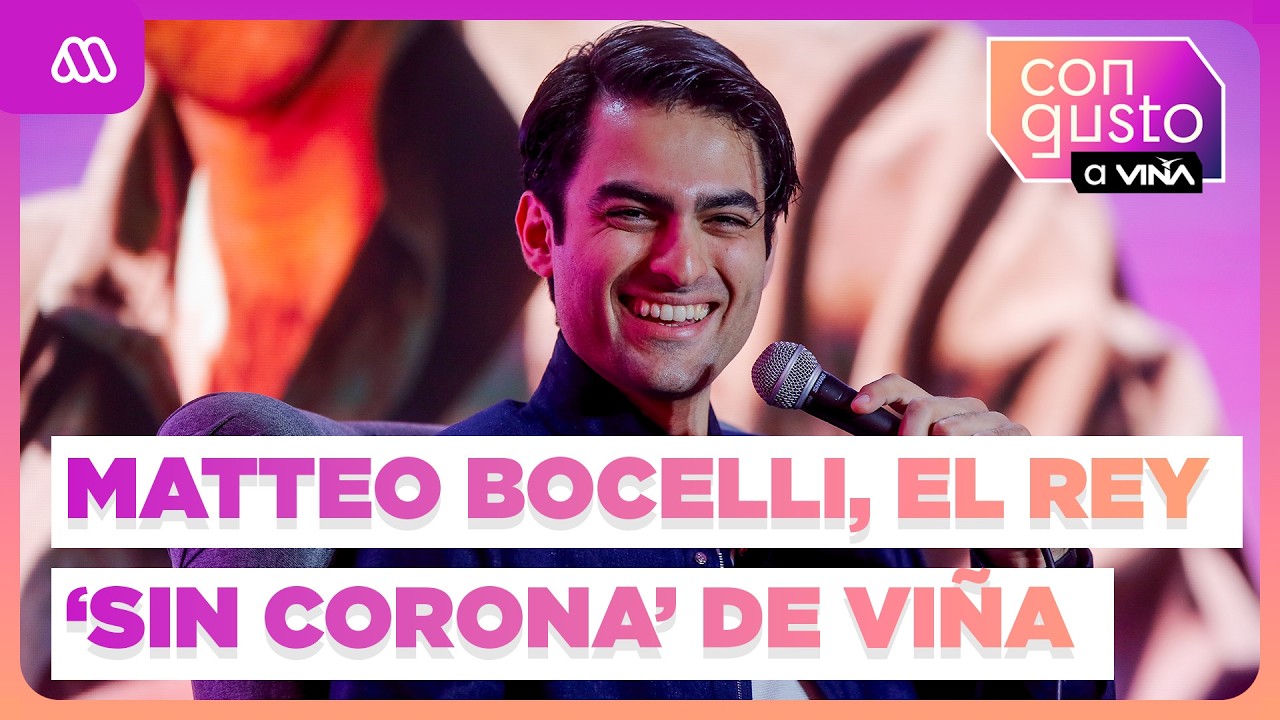 ¿El público esperará su show de madrugada? Matteo Bocelli cerrará la primera jornada de Viña 2026