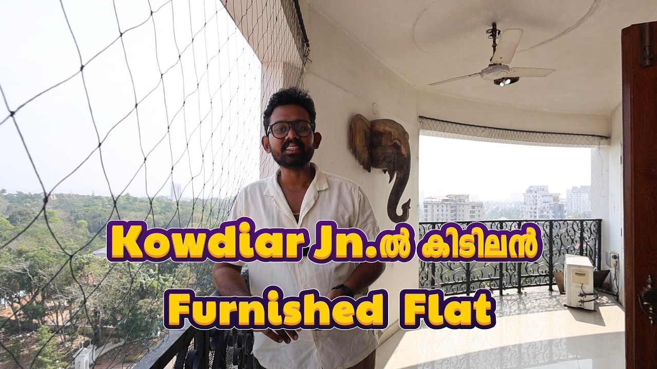 Kowdiar Jn.ൽ 3900sqft Furnished കിടിലൻ Flat വിൽപ്പനക്ക്  Contact No: +91 70129 27626,+91 99460 66336