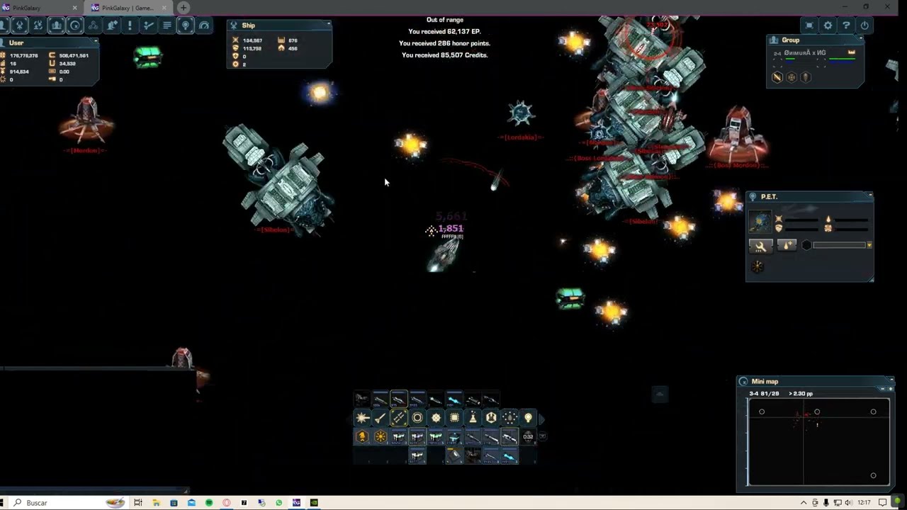 PINKGALAXY GUIDE HOW TO FARM URIDIUM FAST [DARKORBIT PRIVATE SERVER]