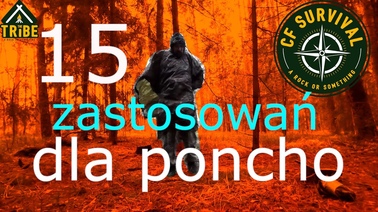 15 zastosowań dla Poncho przeciwdeszczowego