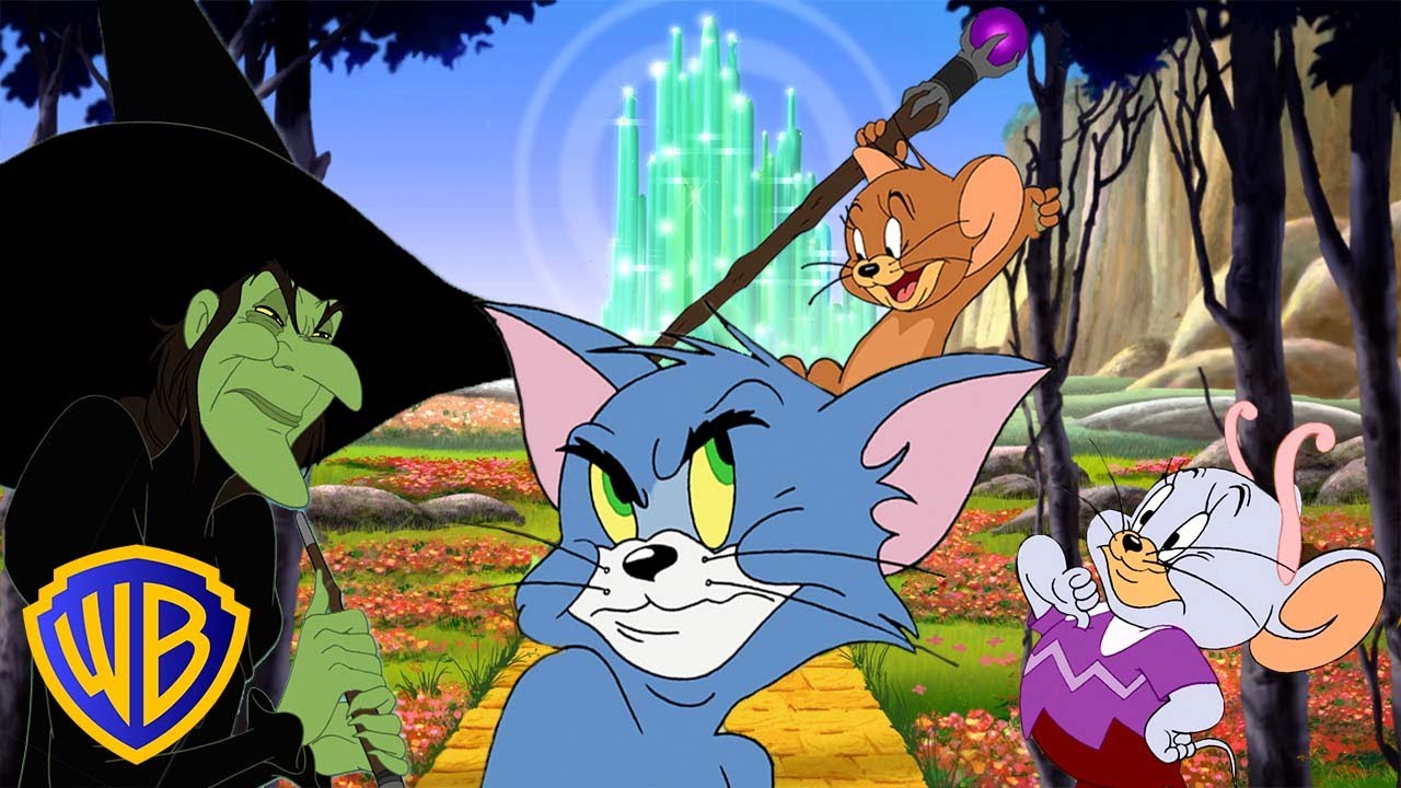 Tom and Jerry are Wicked For Good! 💚🩷 | Tom & Jerry | #KidsCartoons @wbkids
