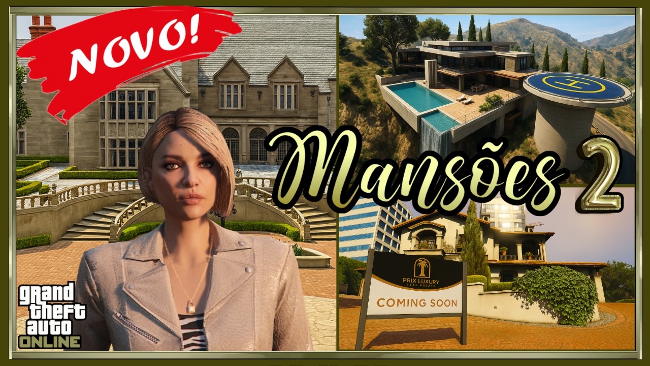 🔥 GTA Online NOVA DLC MANSÕES LUXUOSAS 2! NOVAS MANSÕES, PERSONAGENS e Segredos Revelados! 🏠💰