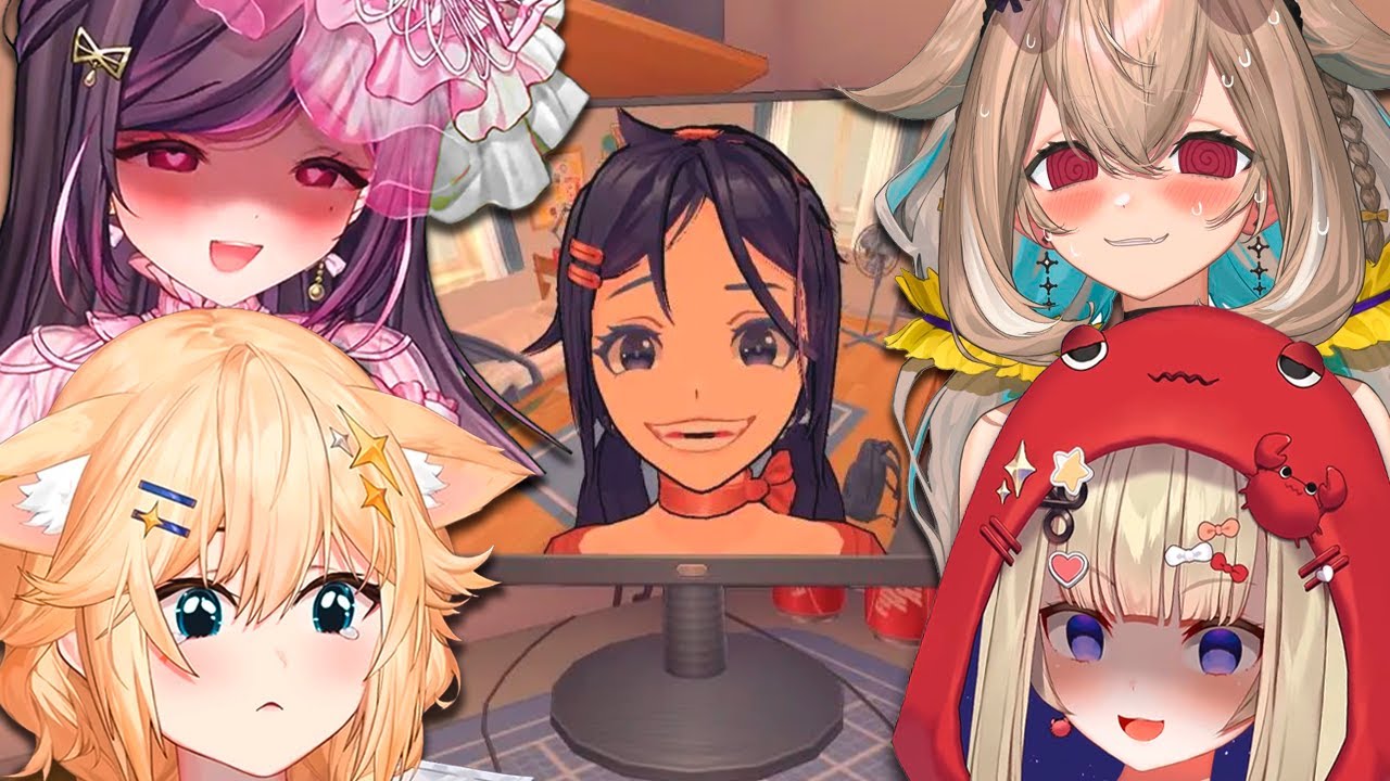 All Phase Connect Members Reaction to Mita Coming Out of The PC Monitor in MiSide
