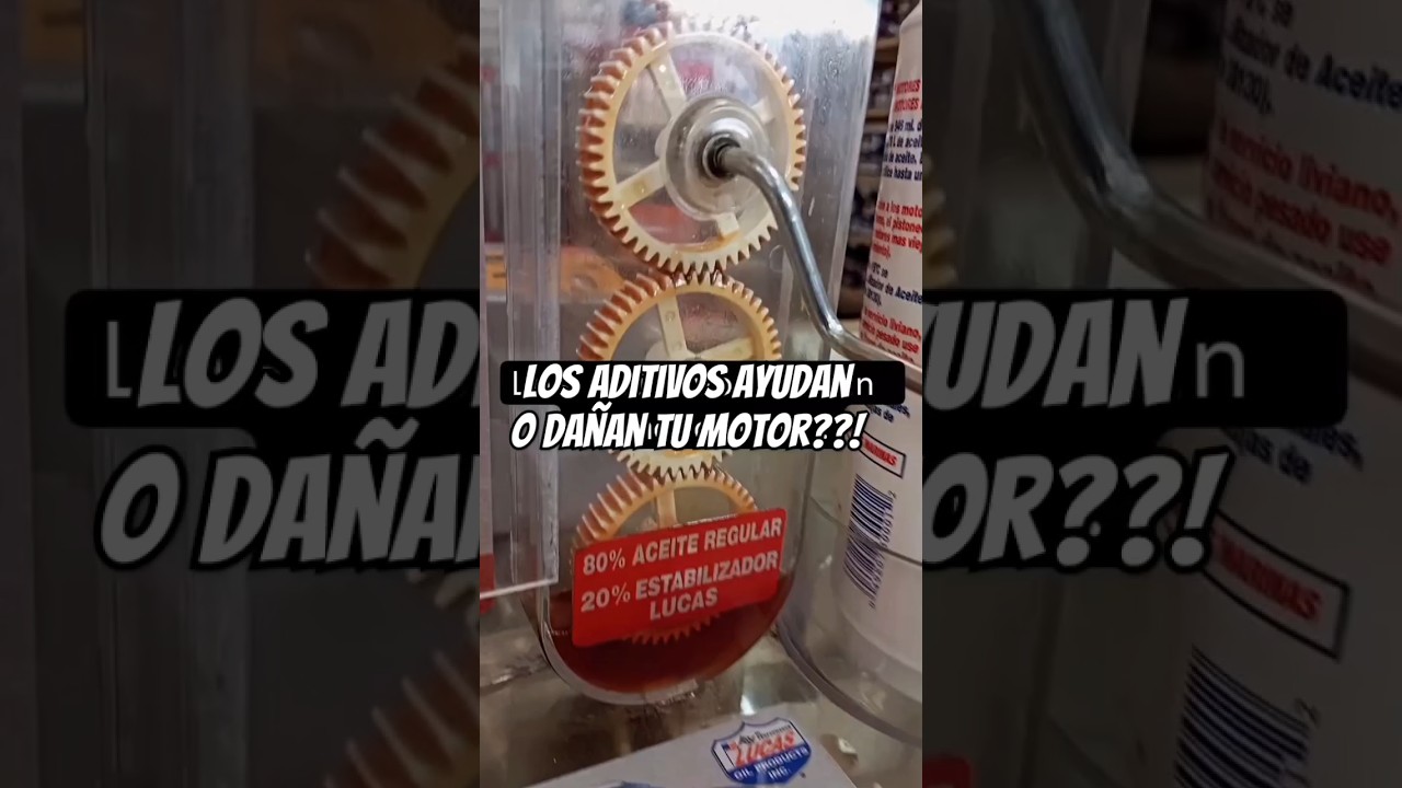 Los aditivos ayudan o perjudican al motor??? Tu qué dices? 