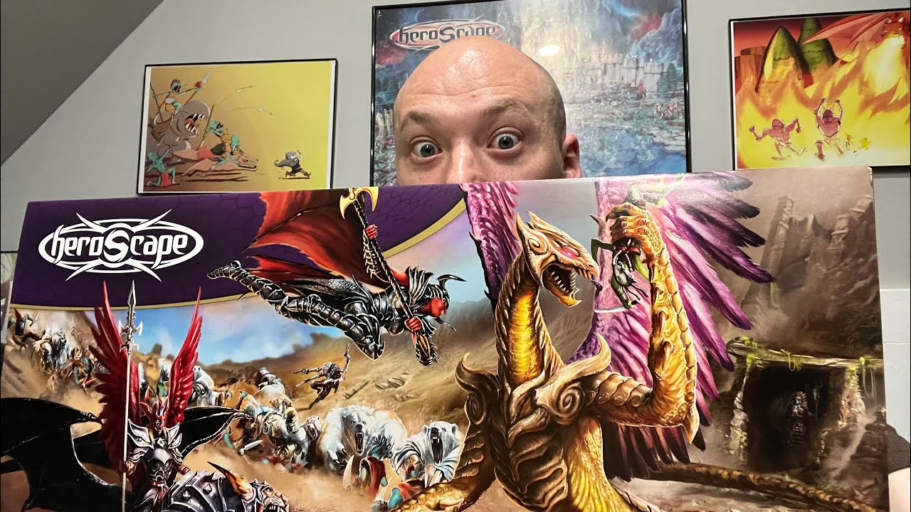 Распаковка Heroscape Age of Annihilation: Master Set (предварительно покрашен)