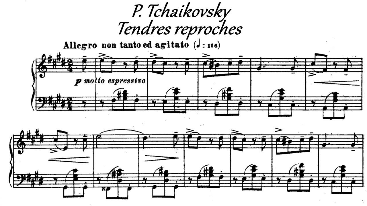 P. Tchaikovsky - Op. 72 no. 3 