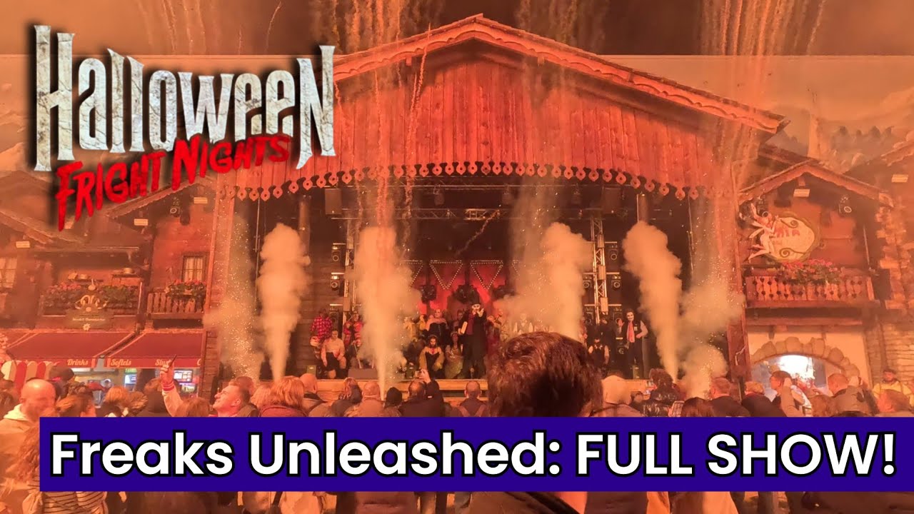 Freaks Unleashed: Monster Release Show ( Halloween Fright Nights ) [ Plopsaland Deutschland 2025 ]