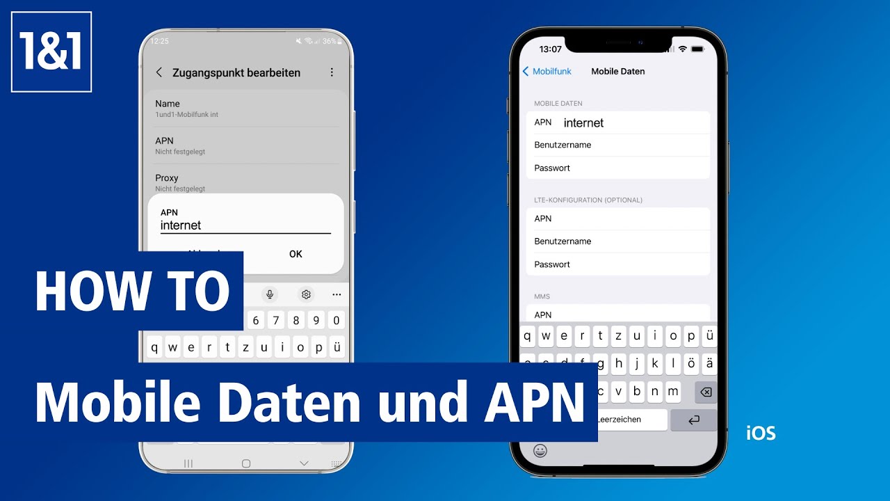 Mobile Daten und APN einstellen