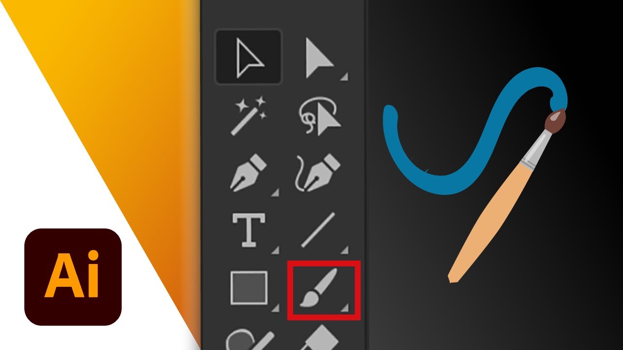 Adobe Illustrator - Strumento Pennello