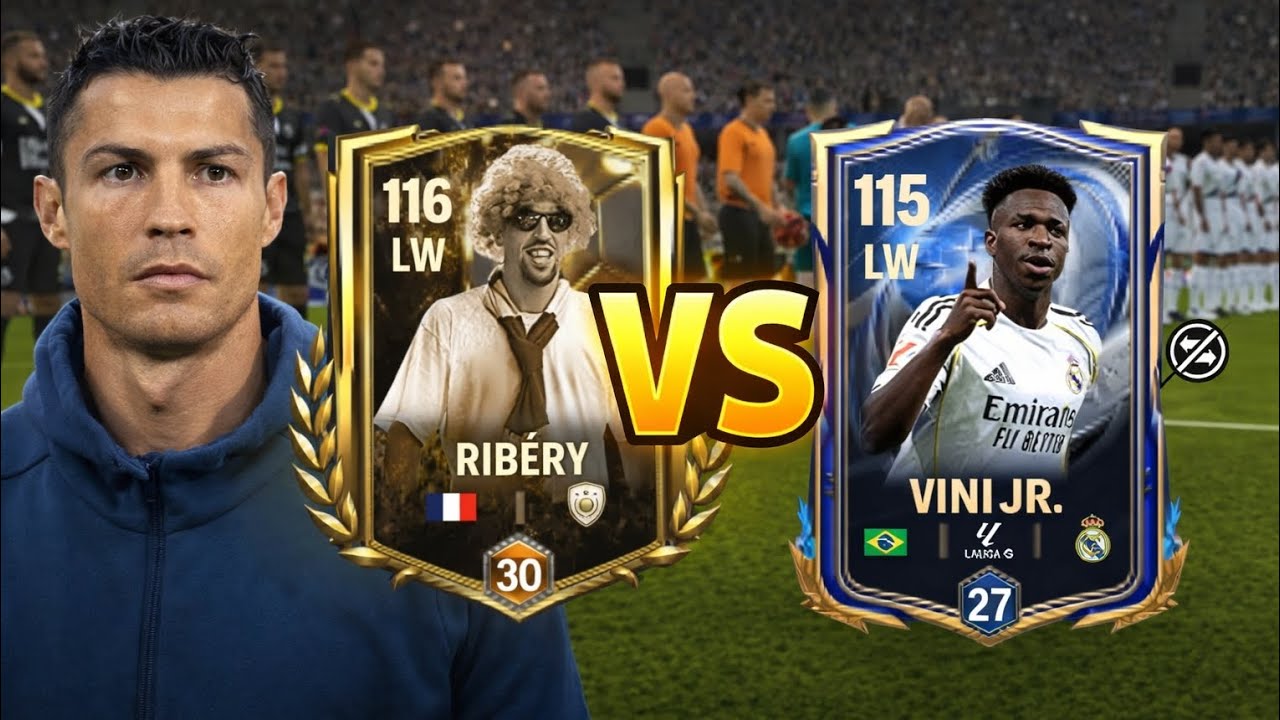 RIBÉRY 116 🔥 vs VINI JR 115 😱 | WHO IS THE BEST LW? | EA FC Mobile