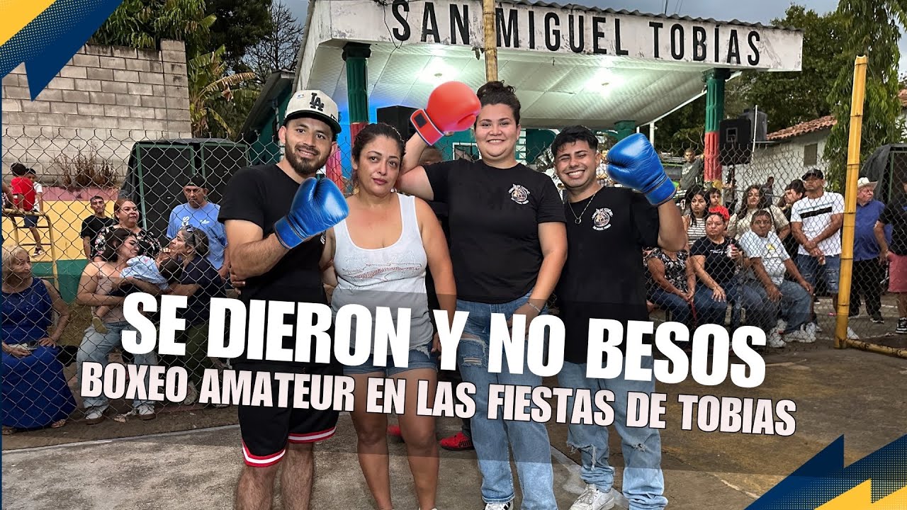 Se dieron y no fueron besos, se puso intenso el boxeo amateur en las fiestas de Tobías,en Santa Rita