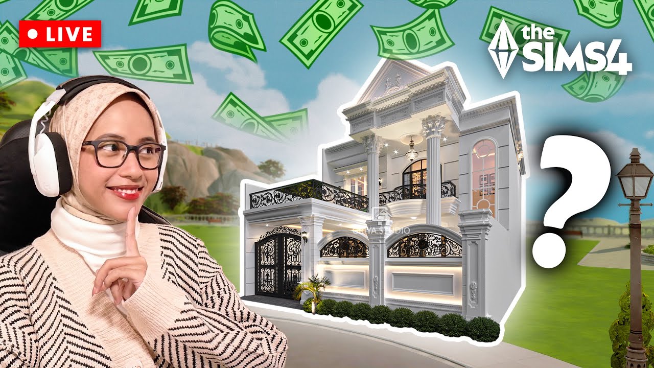 Ketagihan Bangun RUMAH MEWAH di The Sims 4! 👷🏻🚧 #mediashareon