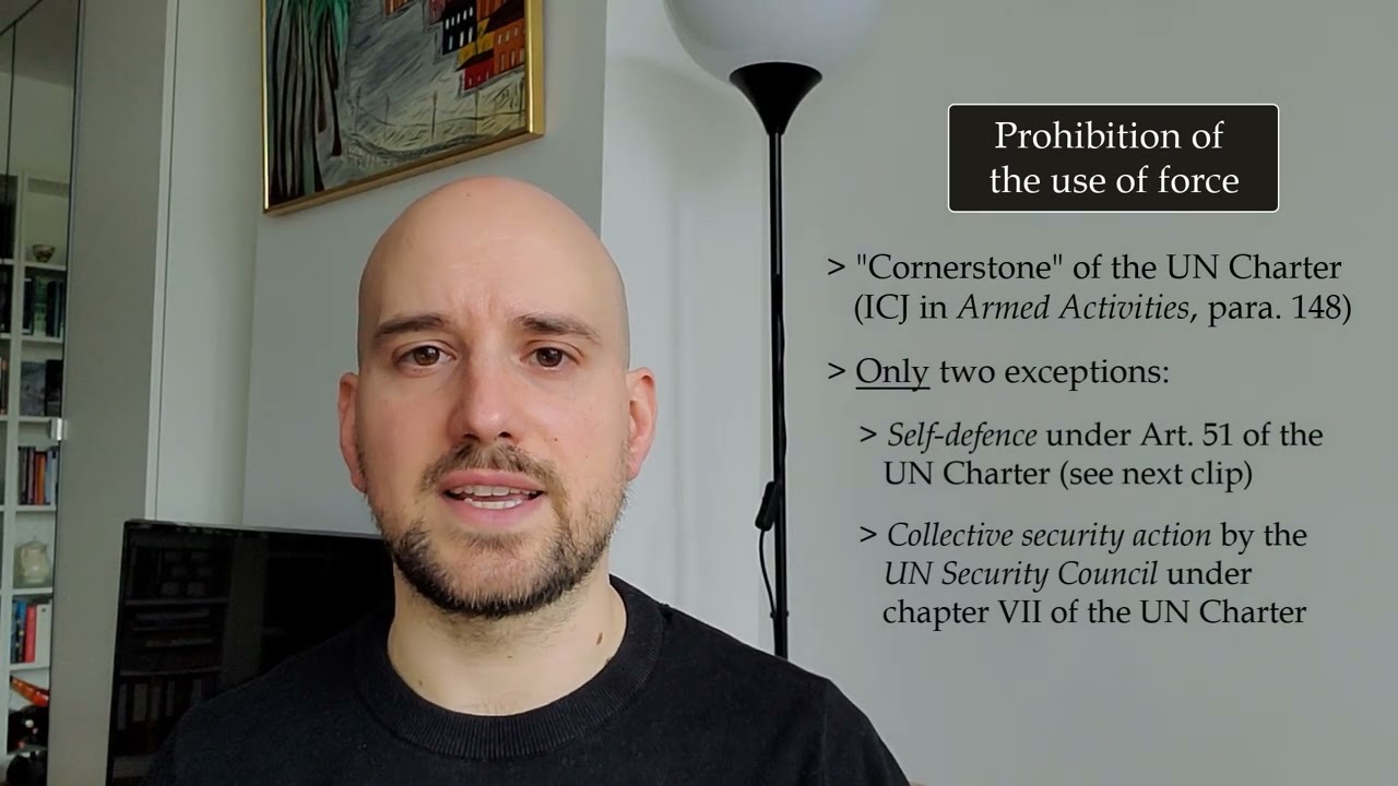 The prohibition of the use of force