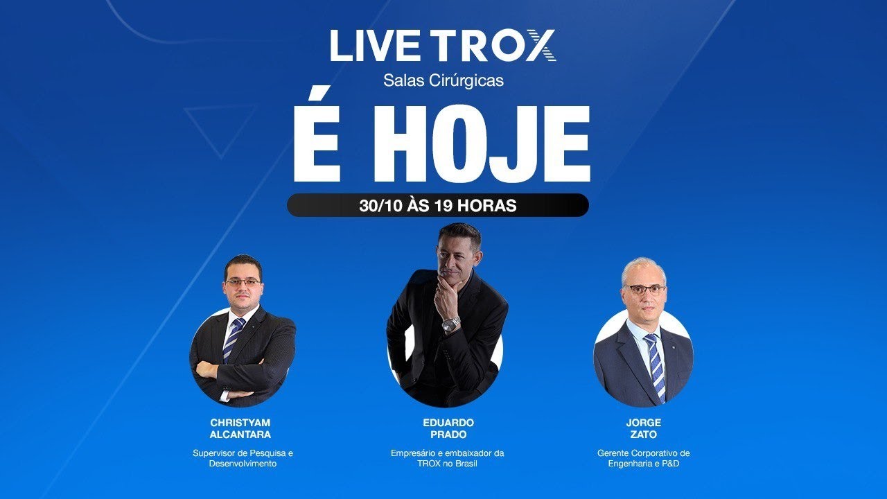 Live TROX com Eduardo Prado - Salas Cirúrgicas