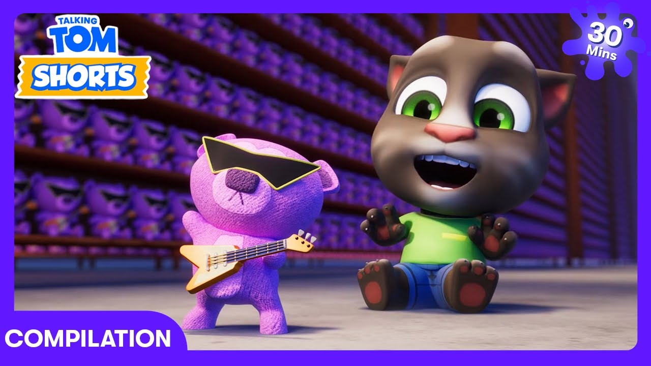 Talking Tom - Busca pelo ursinho! | Desenhos Infantis | WildBrain Cidade do Sol