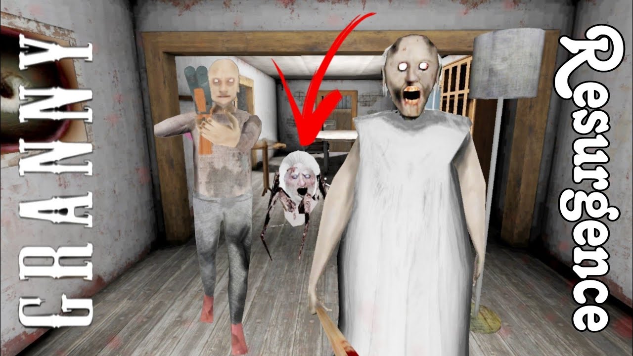 Örümcek Granny Artık Evde Dolaşıyor Ama Olduğu Yerde Kaldı Granny Resurgence Full Oyun