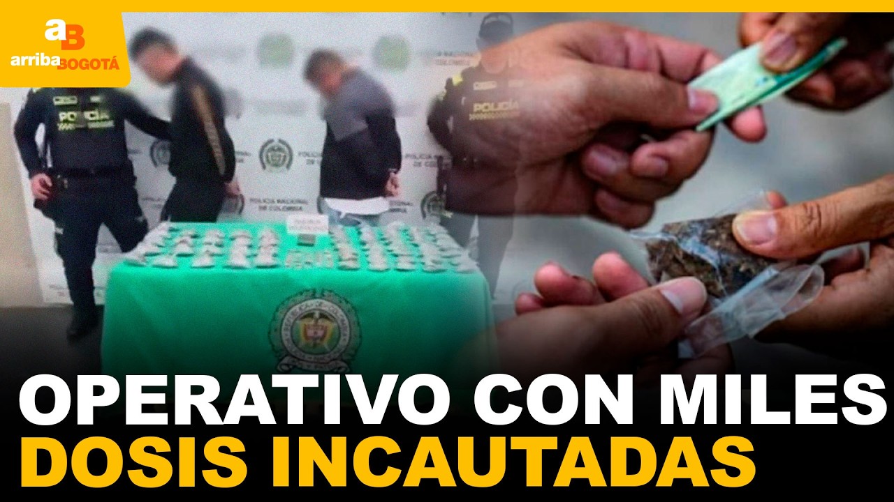 Operativo en Los Mártires terminó con dos capturados y DR0GA incautada | CityTv | ArribaBogotá