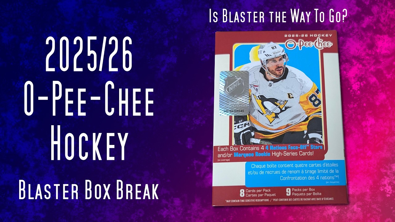 Beating the Odds With Some Nice Pulls – 2025/26 O-Pee-Chee Hockey Blaster Box Break