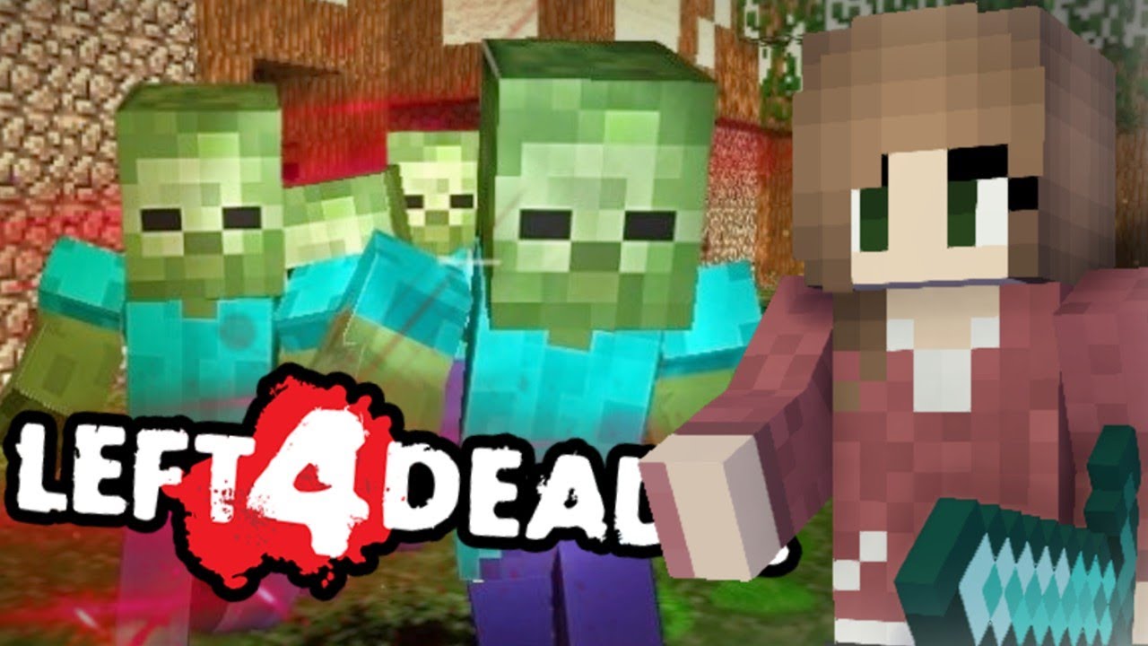 Left 4 Dead 2 [#1] - MINECRAFT VS LEFT 4 DEAD! (With: Remboox, Emptymf)