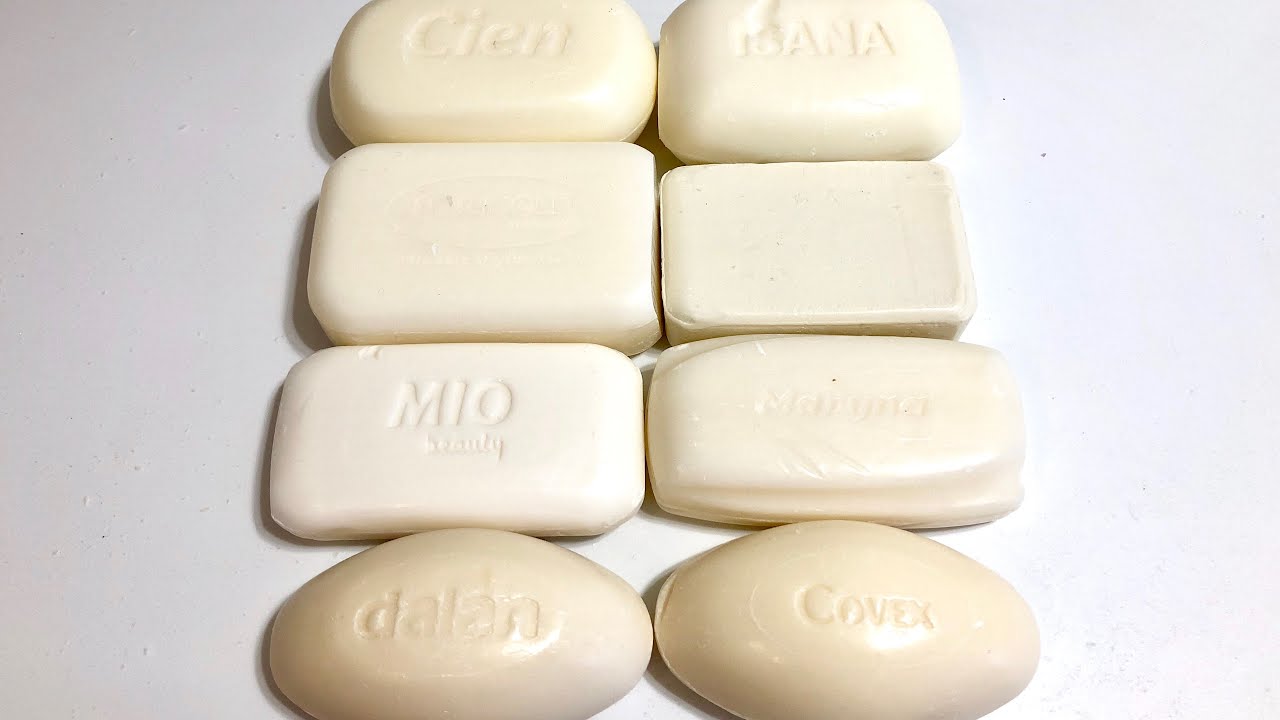 ASMR Soap/ cutting white soap/ режу белое мыло
