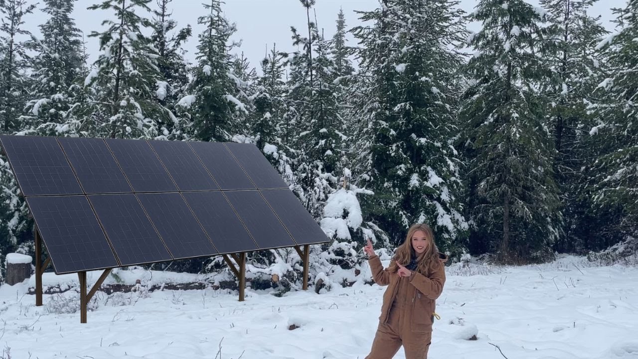 We TRIPLED Our Solar Array | Will It Be Worth It? | DIY Solar Panel Install | Winter in North Idaho