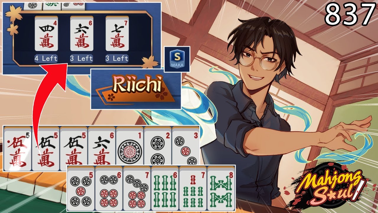 Even The Mahjong Engine Agrees: Slam The Riichi Button And CHASE [Mahjong Soul - Ep. 837]