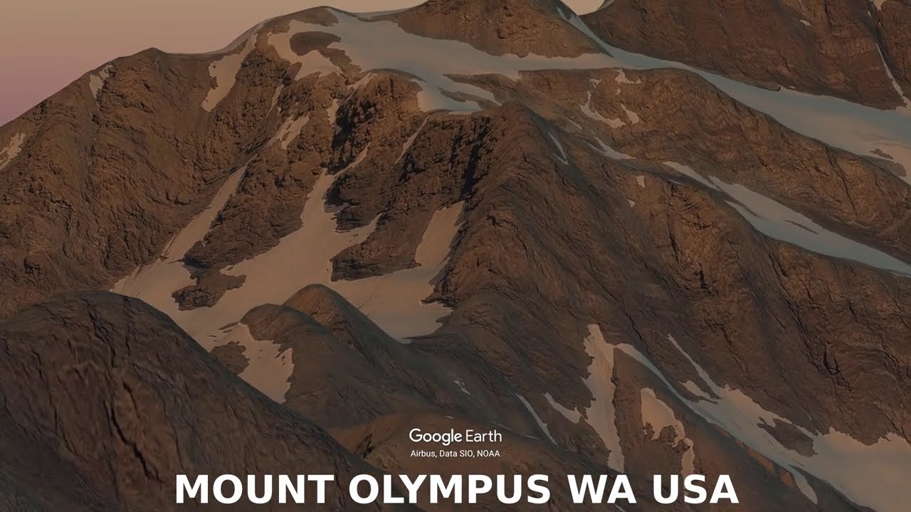 Mount Olympus Washington USA - A Glacier Giant Shaped by Rain and Ice
