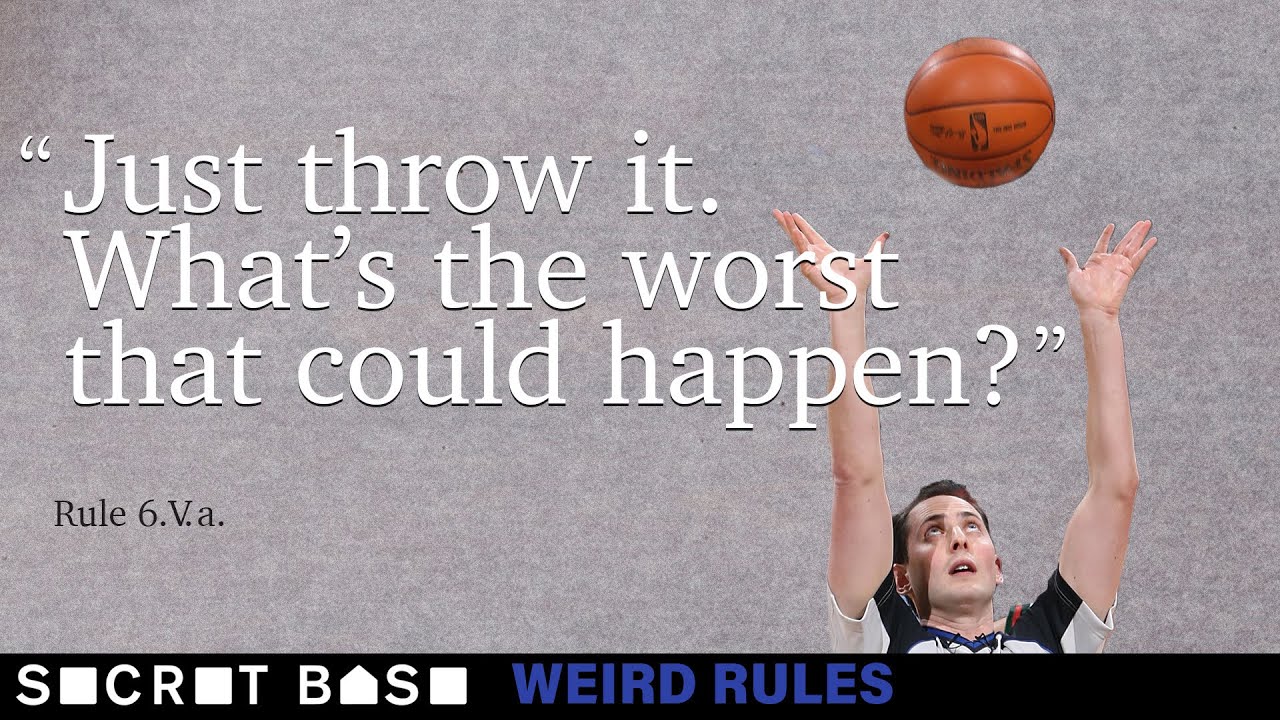 NBA jump balls can go very wrong because the rules kind of forgot about them