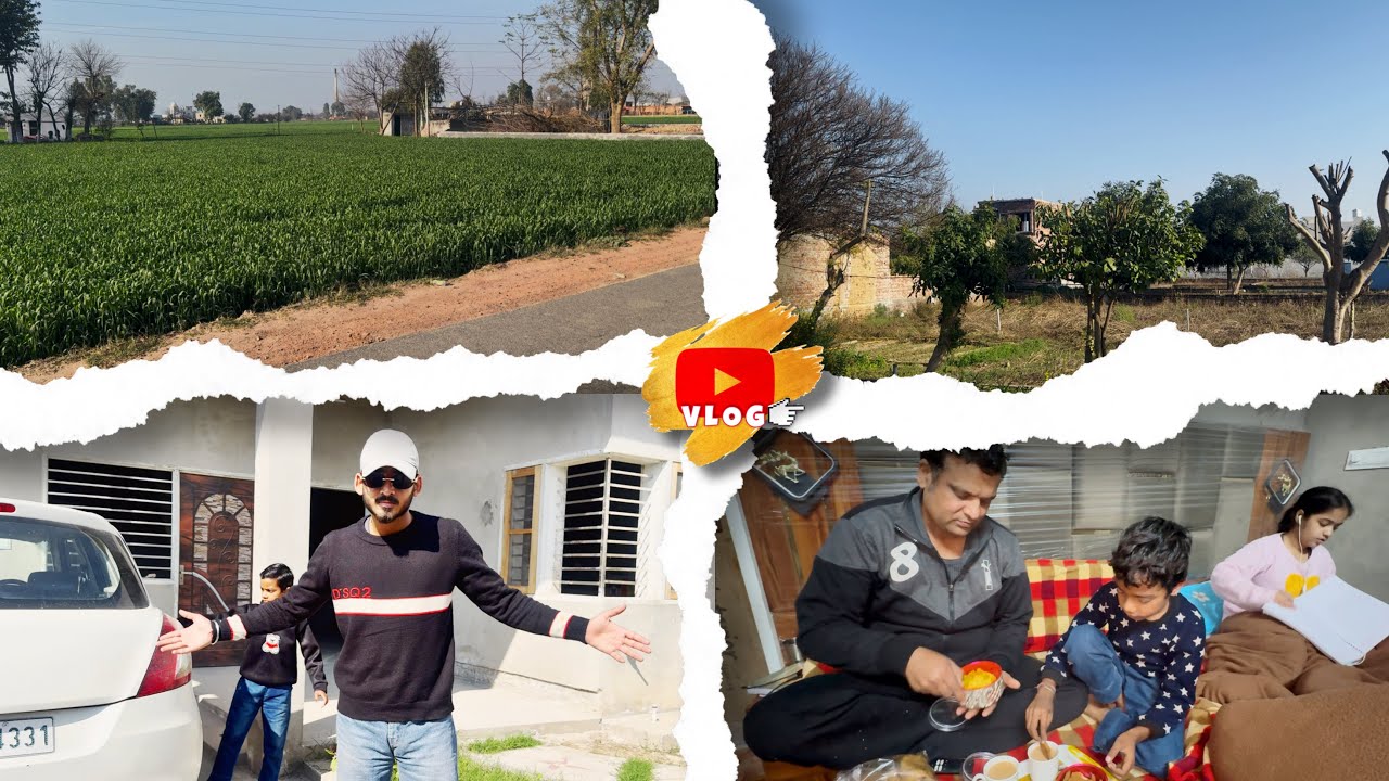 ਸ਼ਹਿਰ ਛੱਡ ਕੇ ਪਿੰਡ ਵੱਲ 🌾😄 | Full Enjoy & Masti | Punjabi Vlog | MR YJ Vlogs