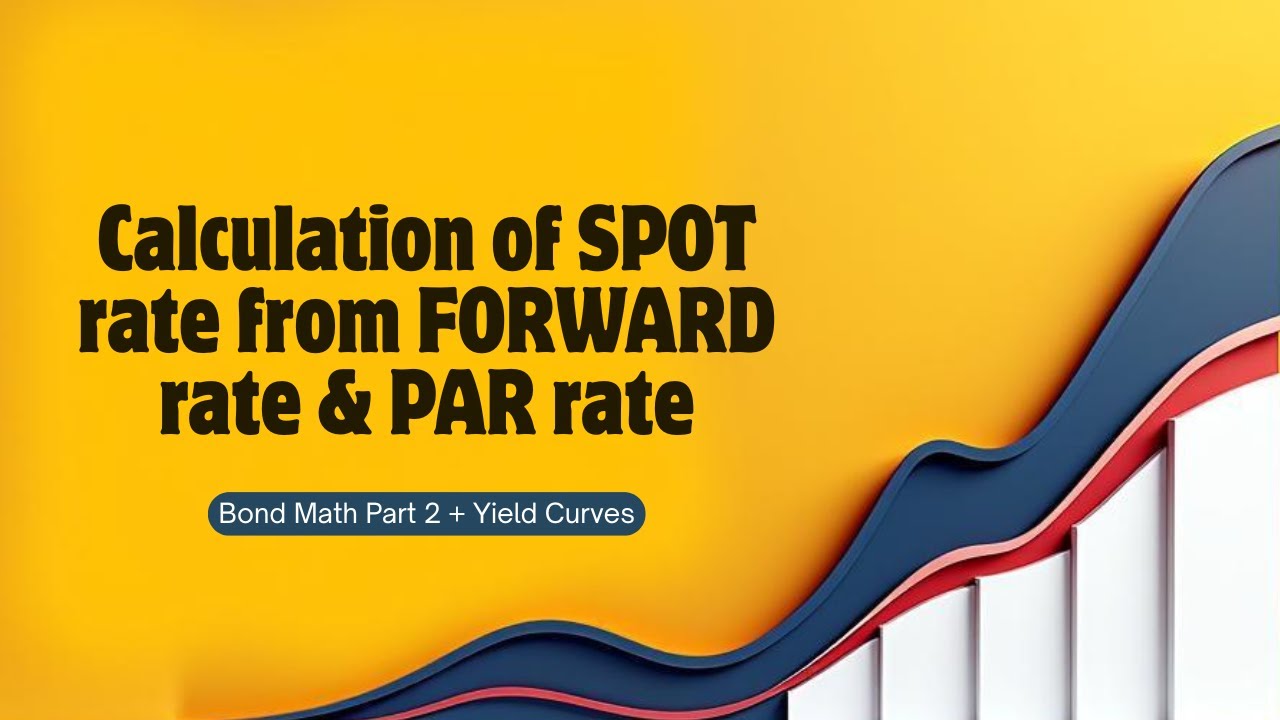 Calculating Spot & Par Rates + Understanding Rate Curves | CFA level 1 | Fixed Income