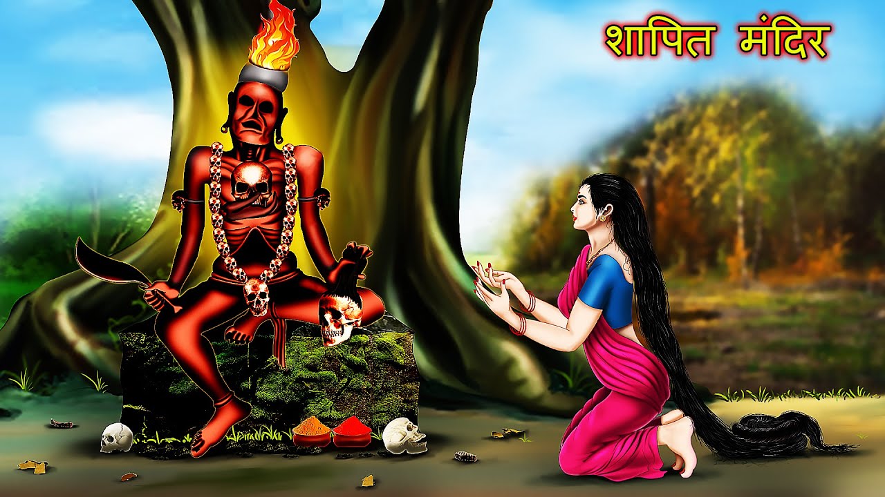 शापित मंदिर - SHAPIT MANDIR | Cartoon In HINDI| #BoogeyTalesHINDI