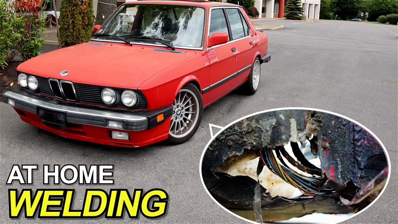 BMW E28 Rust Repair - Welding Floor Pan Repair