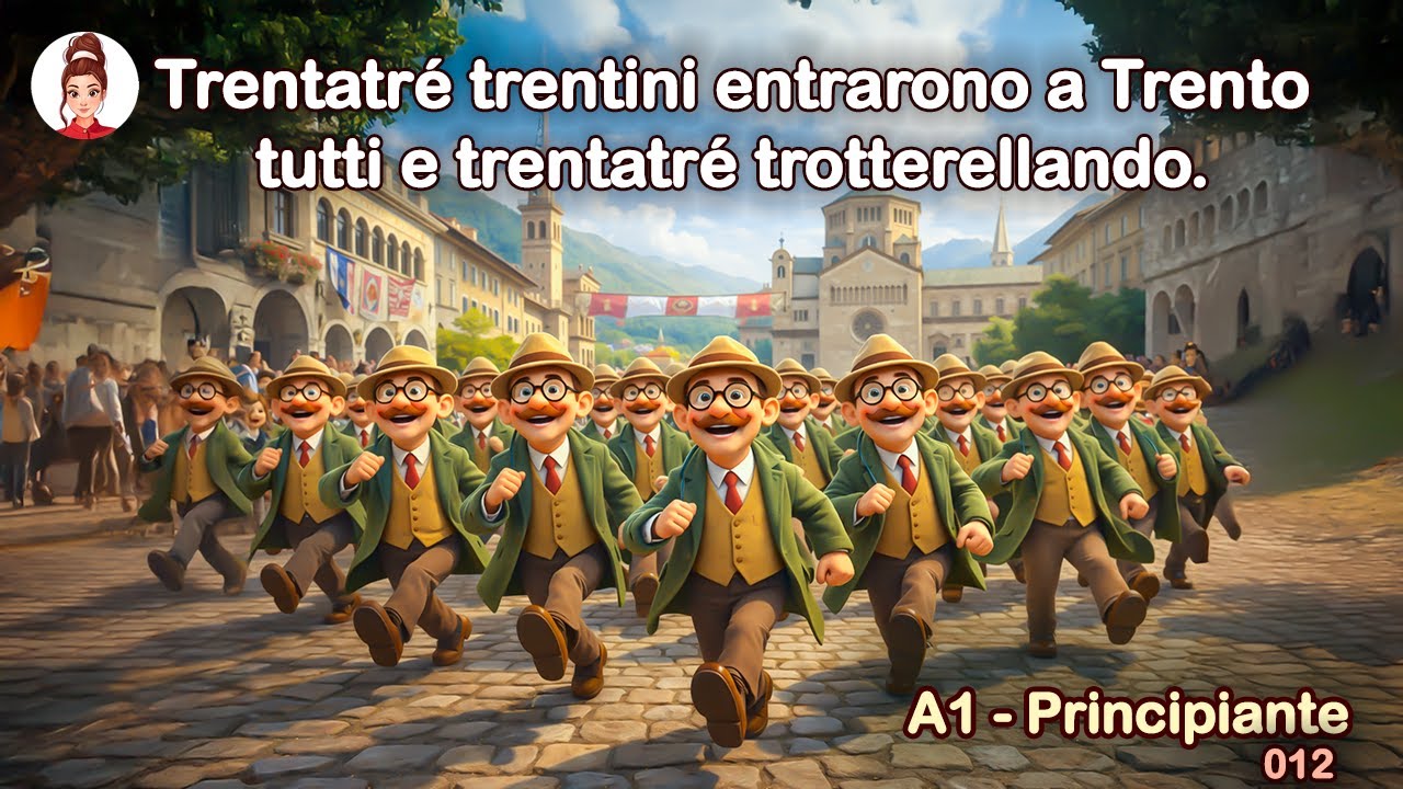 🇮🇹 Shadowing con scioglilingua – TR : R doppia | Pronuncia italiana A1