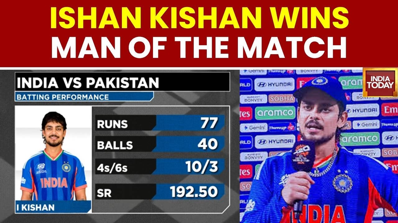 Ishan Kishan Wins Man Of The Match Against Pakistan In T20 World Cup For His 77 Runs; Father Praises