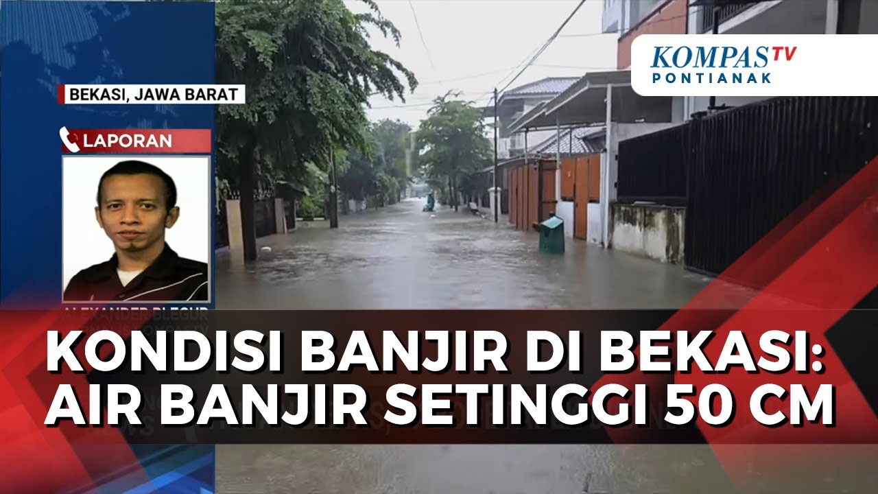 Banjir di Bekasi: Hujan Masih Mengguyur, Rumah Terendam Air hingga 50 CM
