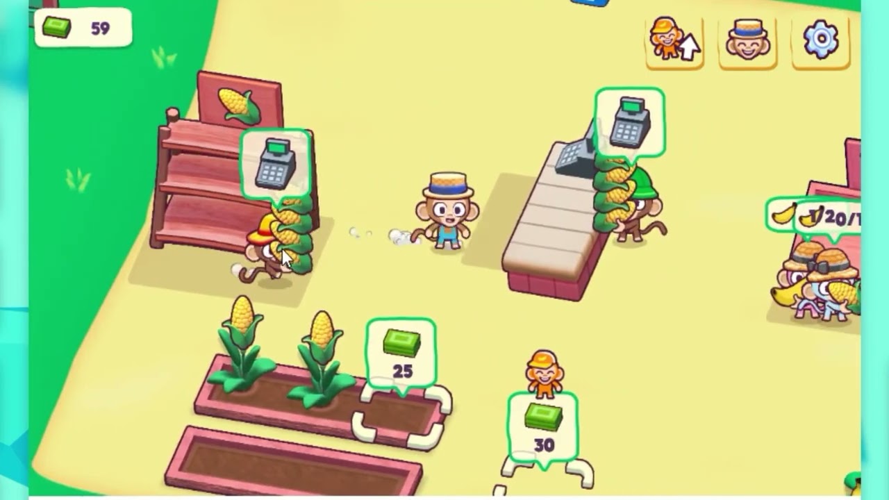 Monkey Mart Game  / WS Free Games