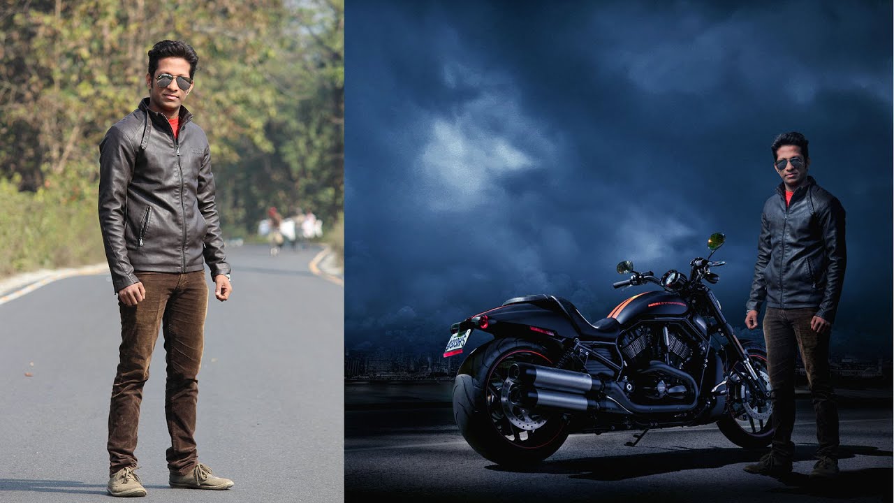 Bike Boy | Photo Manipulation | Photoshop Tutorial