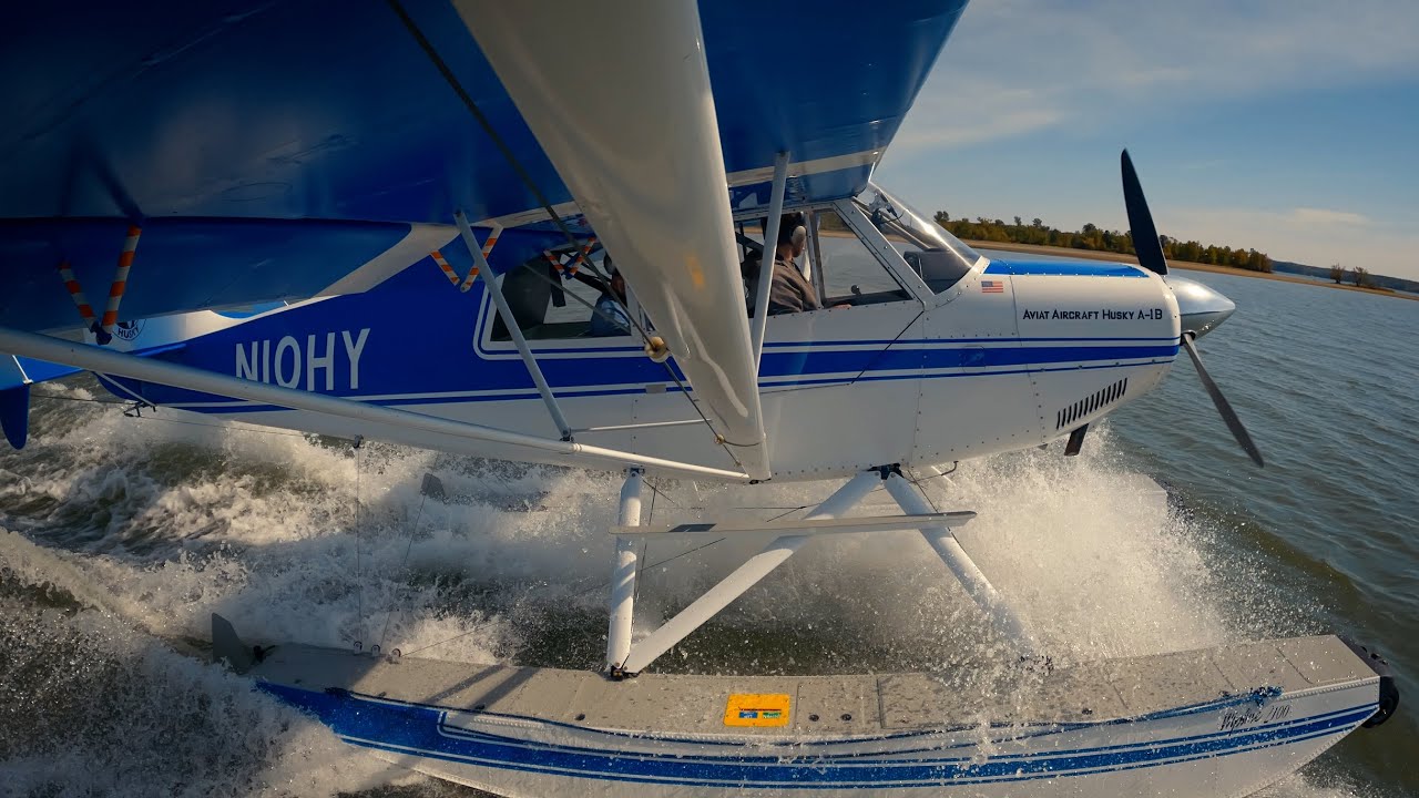 Landing A Plane On Water | Aviat Husky A-1B